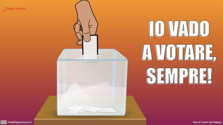 PERCH&Eacute; VADO A VOTARE?