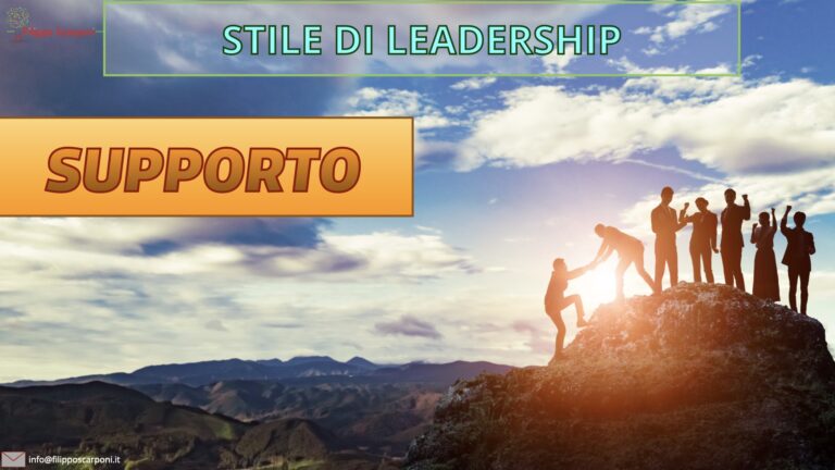 LO STILE DI LEADERSHIP – SUPPORTO